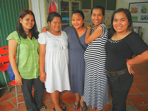 Five pregnant staff